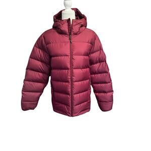 Outdoor Research Down Hoodie Men’s Med Burgundy Puffer Jacket New Without Tags